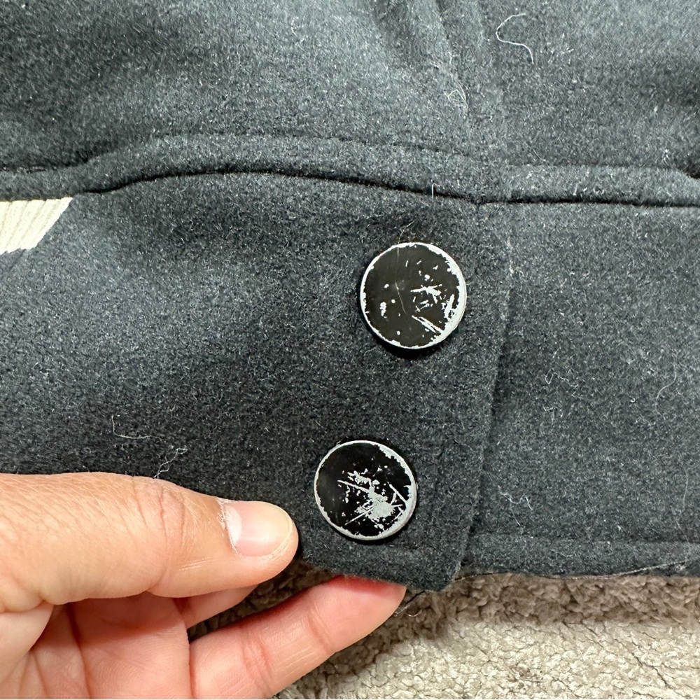 Spiritual Gangster Women's Warrior Heart Isla Jacket Crop Wool Blend in Black S - Picture 15 of 16